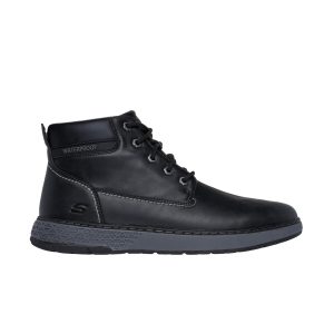 Skechers Relaxed Fit-Garlan-Deno 205235-BLK